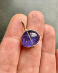 tanzanite pendant, tanzanite charm, 14k gold charm, 14k gold pendant, one of a kind pendant