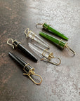 Captured® Black Jade Torpedo Earrings