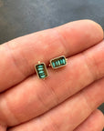 Persian Turquoise Beaded Box Studs