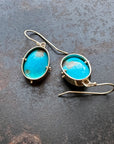 Captured Royston Turquoise Drop Earrings