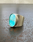 Captured Candelaria Turquoise Signet Ring