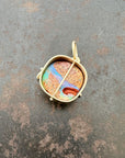 Captured Wood Opal Pendant