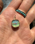 Captured Wood Opal Pendant