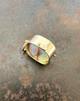 Captured Wood Opal Pendant