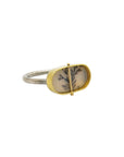 Captured Dendritic Agate Ring