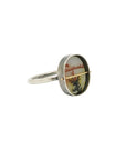 Captured Dendritic Agate Ring
