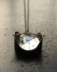 Captured Pyrite in Quartz Necklace