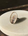 Captured Dendritic Agate Ring