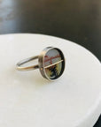 Captured Dendritic Agate Ring