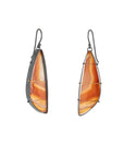 Captured Banded Agate Earrings