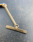 Hammered Bar Chain