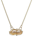 Captured Biwa Pearl Cloud Necklace