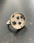 Captured Dendritic Agate Ring