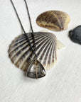 Captured Dendritic Quartz Triangle Necklace