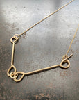 Hand Hammered Links Necklace