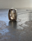 Captured Rutile Quartz X Necklace