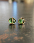 Captured Tourmaline Studs