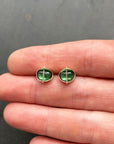 Captured Tourmaline Studs