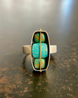 Captured Turquoise Trio Ring