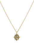 Captured Salt & Pepper Solitaire Necklace