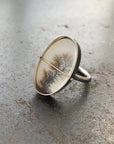 Captured Dendritic Agate Ring