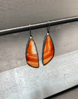 Captured Banded Agate Earrings