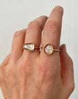 Captured Biwa Pearl Ring