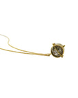 Captured Salt & Pepper Solitaire Necklace