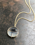 Captured Dendritic Agate Bouquet Necklace