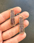 Captured Dendritic Agate Earrings