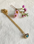 Captured Lightning Ridge Opal Pendant