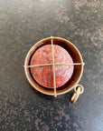 Captured Fire Opal Charm