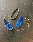 Captured Opal Butterfly Wing Earrings
