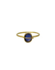 Captured Periwinkle Lightning Ridge Opal Ring
