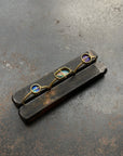 Captured Fiery Lightning Ridge Opal Ring