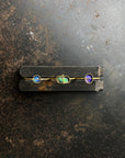Captured Periwinkle Lightning Ridge Opal Ring