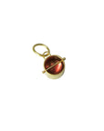 Captured Pink Tourmaline Charm Necklace
