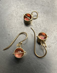 Captured Pink Tourmaline Charm Necklace
