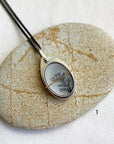 Captured Dendritic Agate Slide Lockets