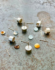 Captured Montana Agate Studs