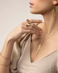 Hand Hammered Fringe Necklace