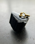 Black Tourmaline Bead Pendant