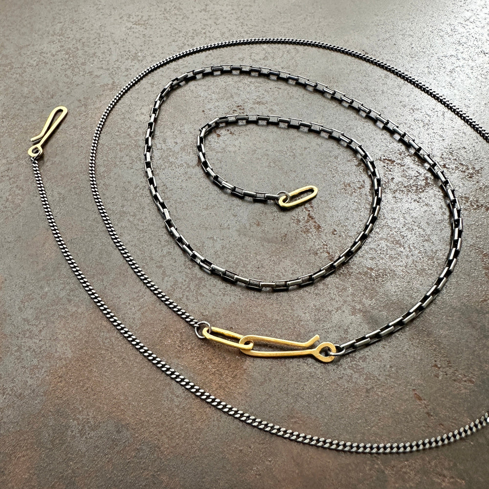 3-Way Black & Gold Chain – hilaryfinck.com