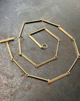 Hammered Bar Chain