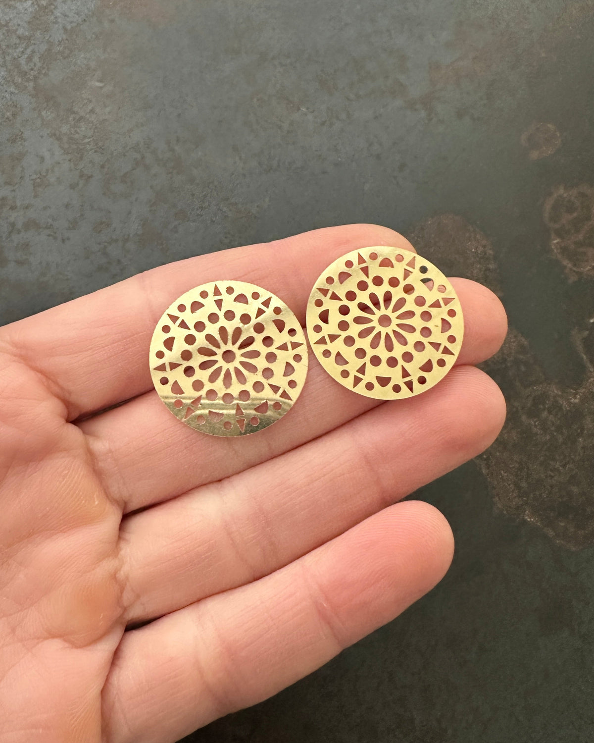Plique-a-jour Floret Earrings