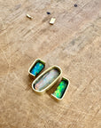 Captured Triple Boulder Opal Pendant