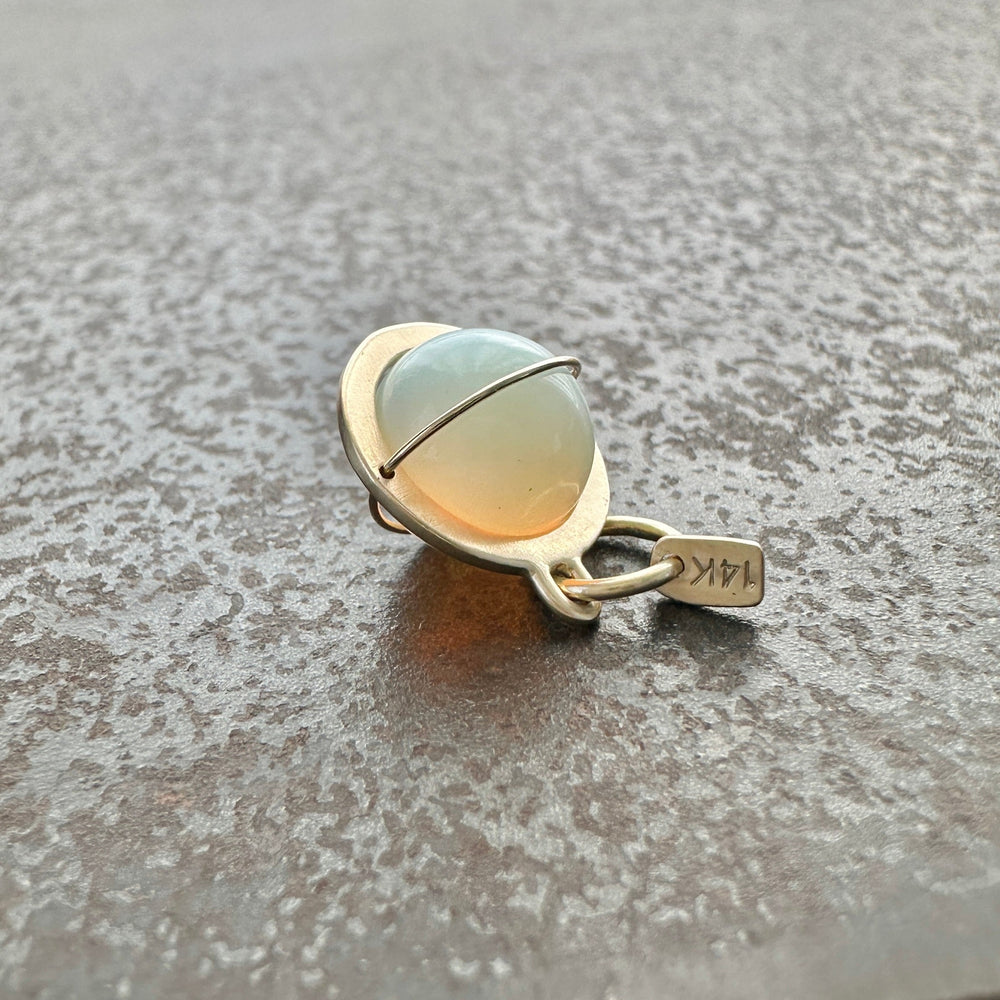 Captured Sunrise Opal Orb Charm