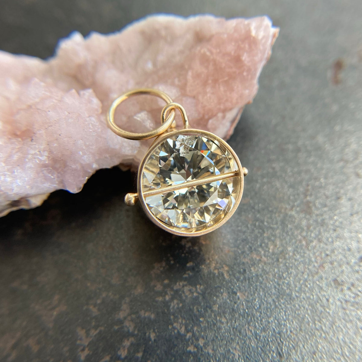 Repurposed Diamond Pendant