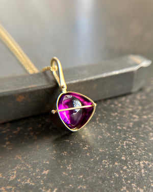 Captured Amethyst Necklace