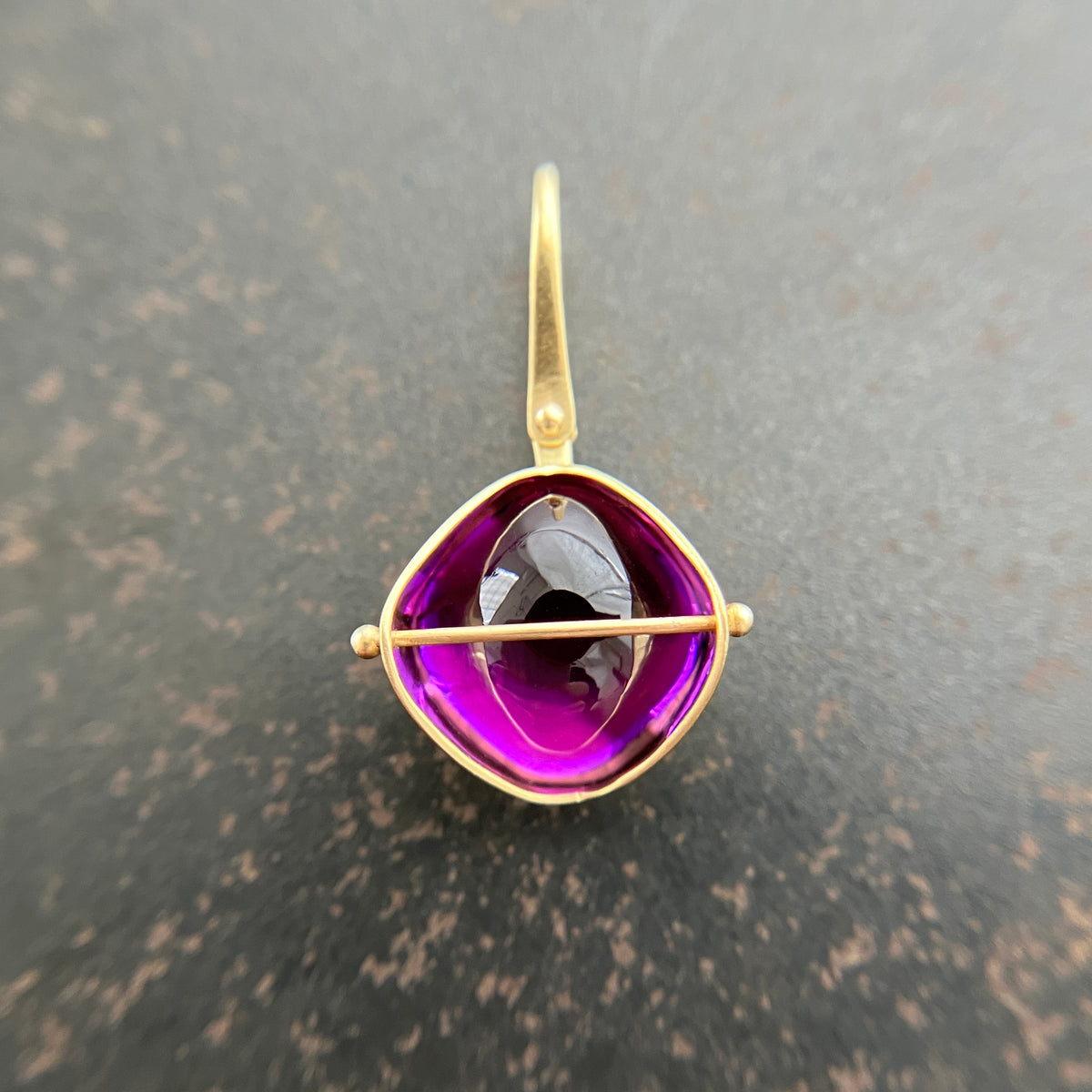 Captured Amethyst Pendant